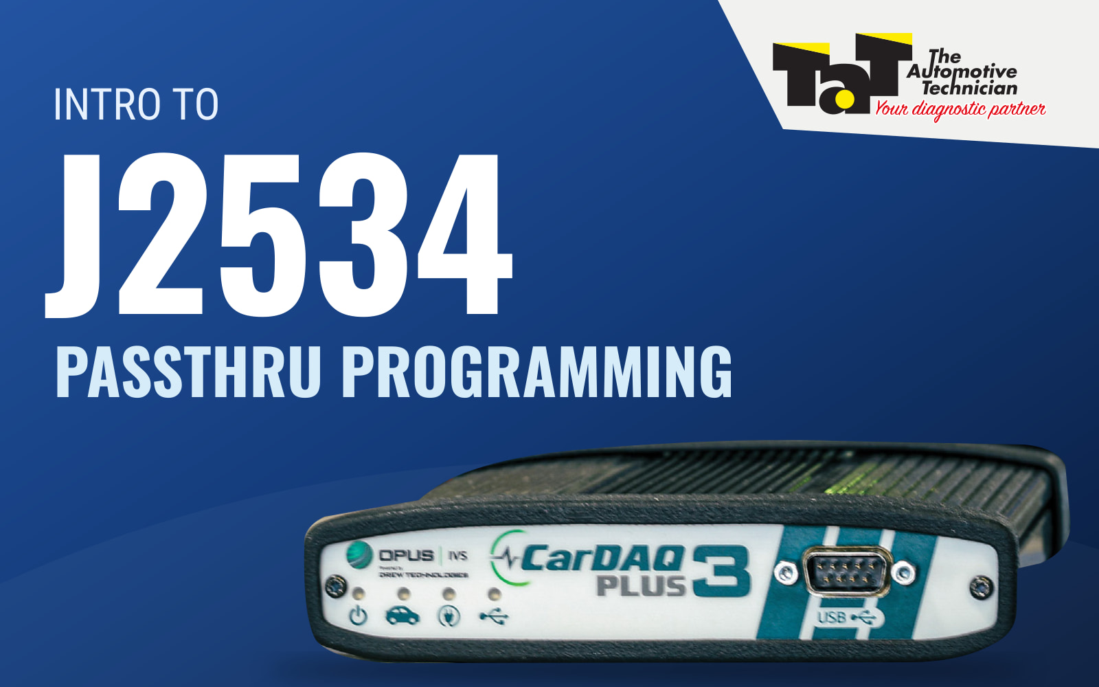 Intro to J2534 Passthru Programming